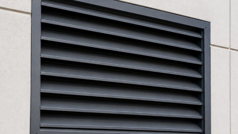 Black louver